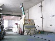 塗装ブースの内観